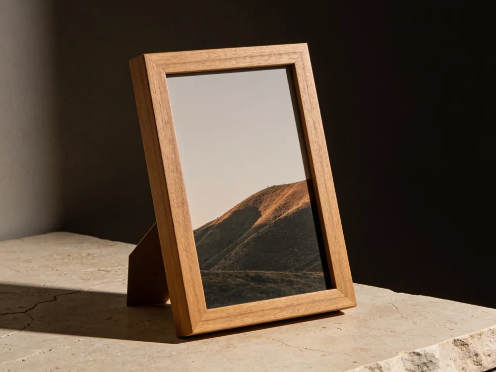 Oak easel frame in Natural oak